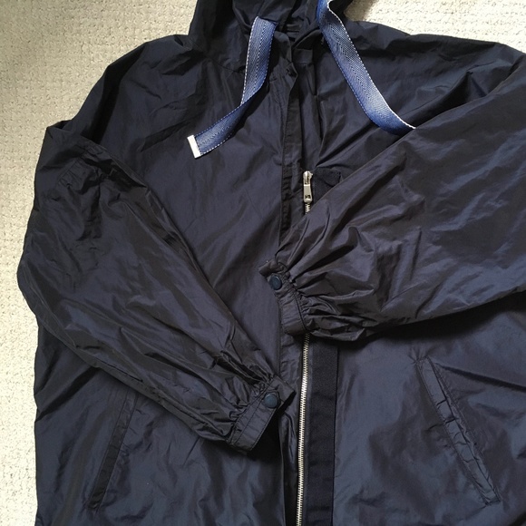 ZARA BASIC Rain Jacket in dark navy - Picture 6 of 8